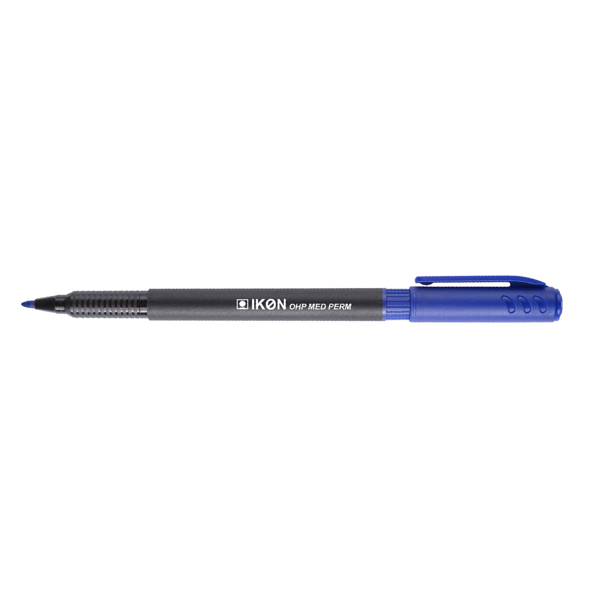 Marker permanent OHP IKON, varf mediu, 1 mm, albastru Marker permanent OHP IKON, varf mediu, 1 mm, albastru